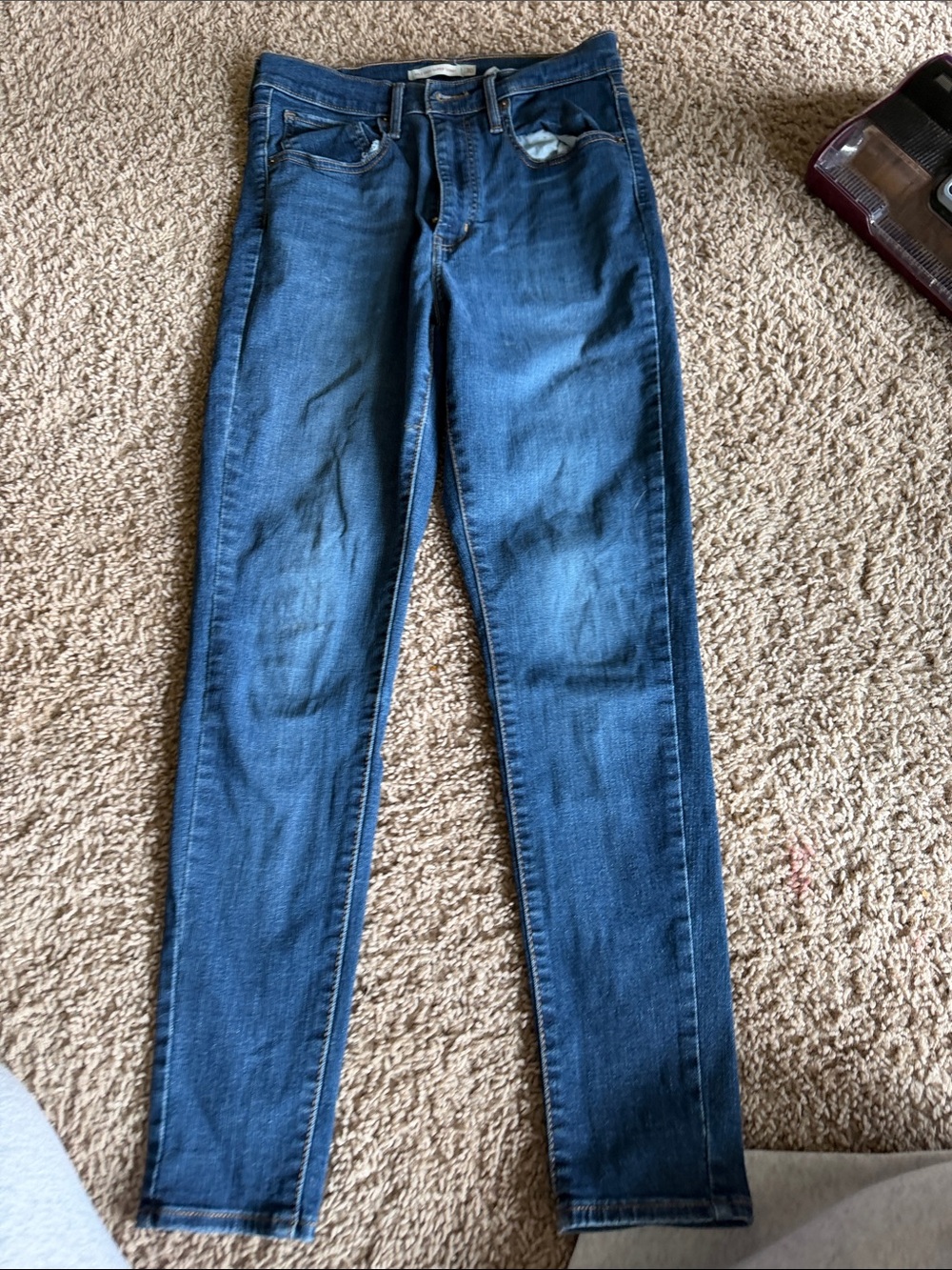 Woman’s Slim Fit Dark Blue Jeans